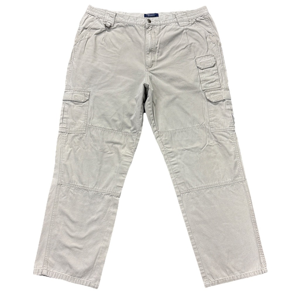 511 Tactical Pants Mens 42x32 Khaki Cargo Double Knee Straight Utility 74251